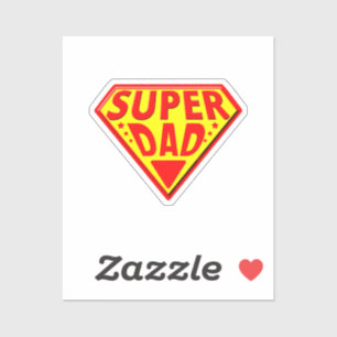 Super papa - Gefeliciteerd Vaderdag Sticker