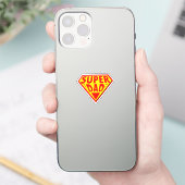 Super papa - Gefeliciteerd Vaderdag Sticker (Telefoon)