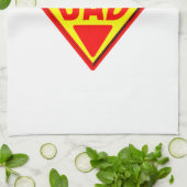 Super papa - Gefeliciteerd Vaderdag Theedoek (Gevouwen)