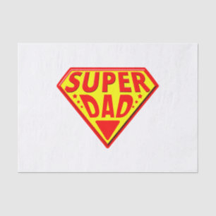 Super papa - Gefeliciteerd Vaderdag Tissuepapier