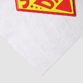 Super papa - Gefeliciteerd Vaderdag Tissuepapier (Detail)