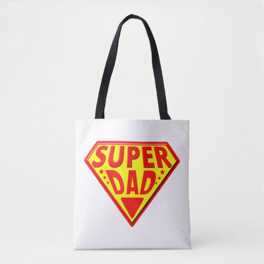 Super papa - Gelukkige Vaderdag Tote Bag (Voorkant)