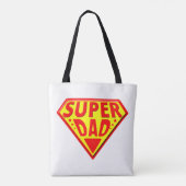 Super papa - Gelukkige Vaderdag Tote Bag (Achterkant)