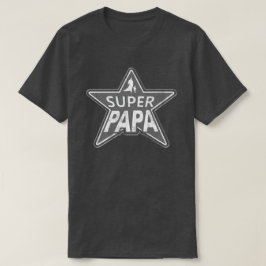 Super Papa Gray T-shirt