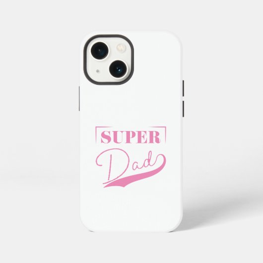 Super Papa iPhone Hoesje (Achterkant)