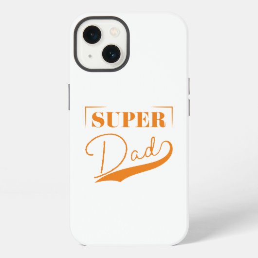 Super Papa iPhone Hoesje (Achterkant)