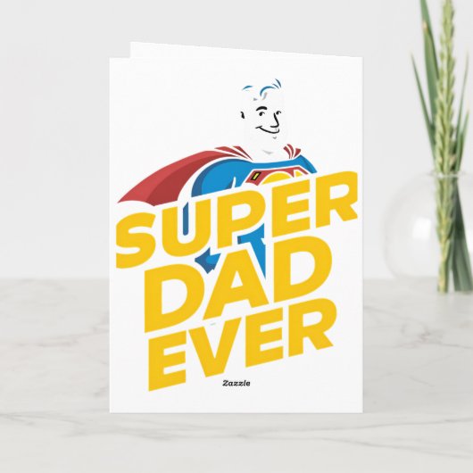 SUPER PAPA KAART (Achterkant)
