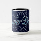 Super Papa Koffie Held Knipper Mok (Midden)