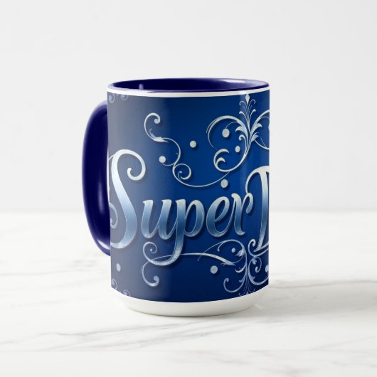 Super Papa Koffie Held Mok (Voorkant links)