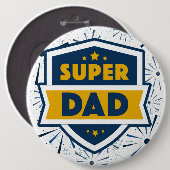Super Papa Kolossaal 6" rond Ronde Button 6,0 Cm (Voorkant /achterkant)