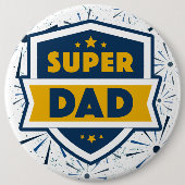 Super Papa Kolossaal 6" rond Ronde Button 6,0 Cm (Voorkant)