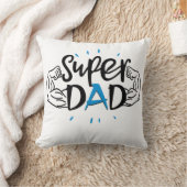 Super Papa Kussenkussen – Knuffel Geschenk voor Va Kussen (Deken)