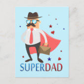 Super papa met een Schattige Briefkaart van heldha (Voorkant)