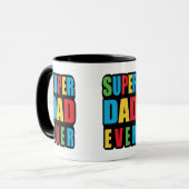Super Papa Mok - Cadeau voor Vader, Verjaardag van (Voorkant links)