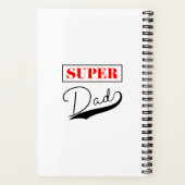 Super papa  notitieboek (Achterkant)