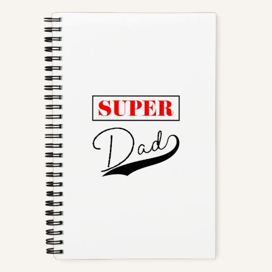 Super papa  notitieboek (Voorkant)