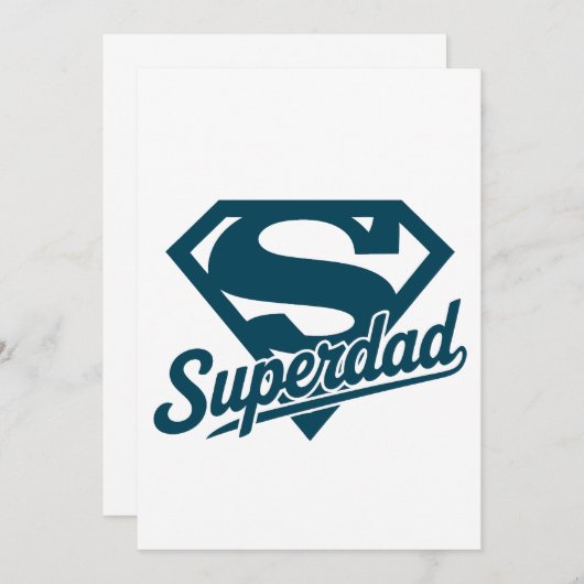 Super papa ooit  kaart (Voorkant / Achterkant)