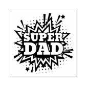 Super Papa Rubberstempel (Afrduk)