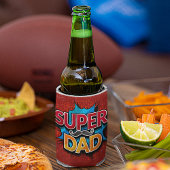 Super papa snor moderne grunge blikjeskoeler