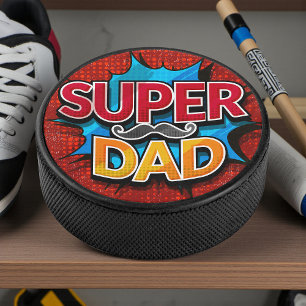 Super papa snor moderne grunge hockey puck
