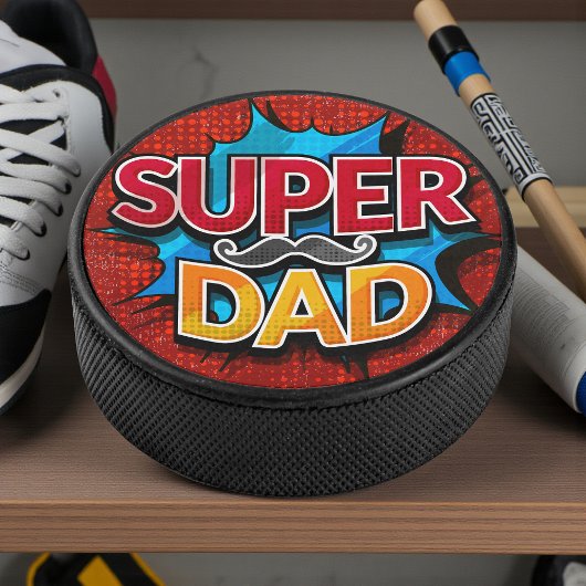 Super papa snor moderne grunge hockey puck