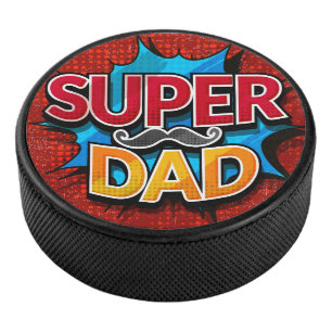 Super papa snor moderne grunge hockey puck