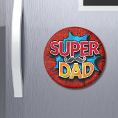 Super papa snor moderne grunge magneet