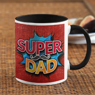 Super papa snor moderne grunge mok