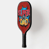 Super papa snor moderne grunge pickleball paddle (Links)