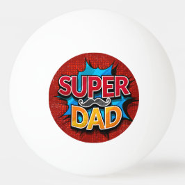 Super papa snor moderne grunge pingpongbal