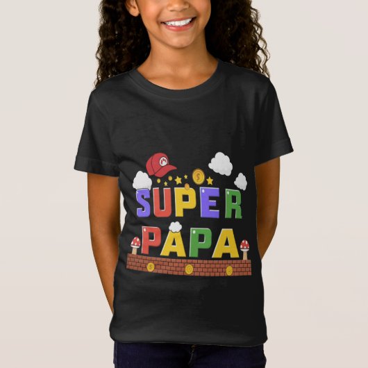 Super Papa T-shirt (Voorkant)