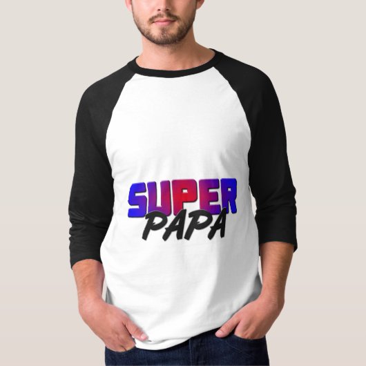 Super Papa T-shirt (Voorkant)