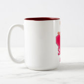 Super papa tweekleurige koffiemok (Links)