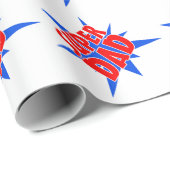 Super Papa Vaderdag Cadeauverpakking Cadeaupapier (Rol Hoek)