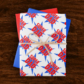 Super Papa Vaderdag Cadeauverpakking Inpakpapier Vel
