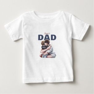 Super Papa Watercolor Design
