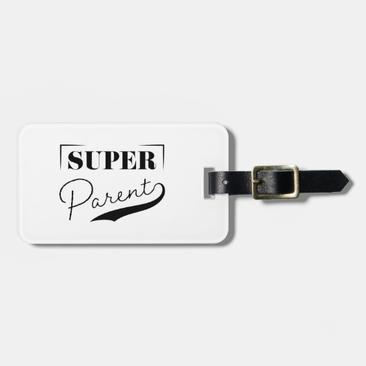 Super Parent Bagagelabel (Voorkant horizontaal)
