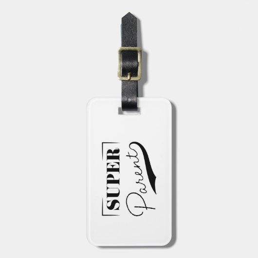 Super Parent Bagagelabel (Voorkant verticaal)