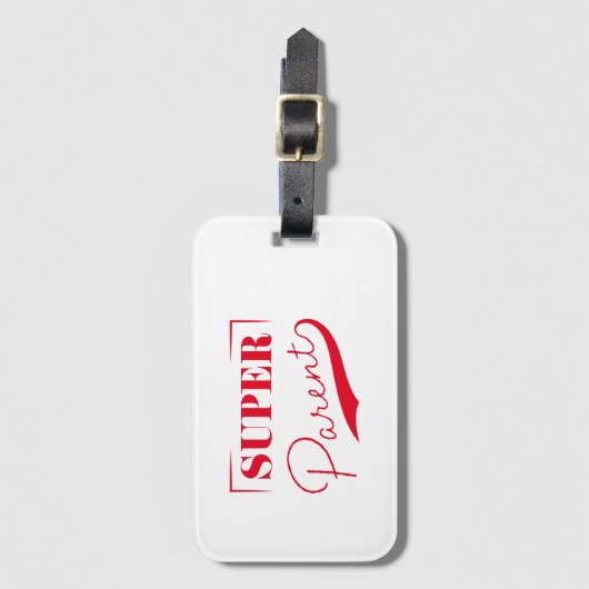 Super Parent Bagagelabel (Voorkant (verticaal))