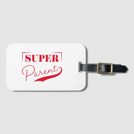 Super Parent Bagagelabel (Voorkant (horizontaal))