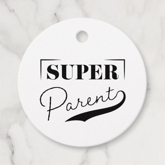 Super Parent Bedankjes Labels (Voorkant)
