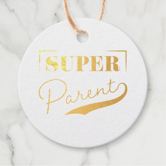 Super Parent Bedankjes Labels (Voorkant)