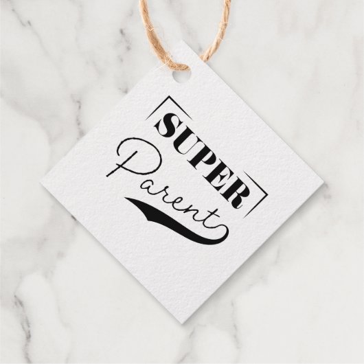 Super Parent Bedankjes Labels (Achterkant)
