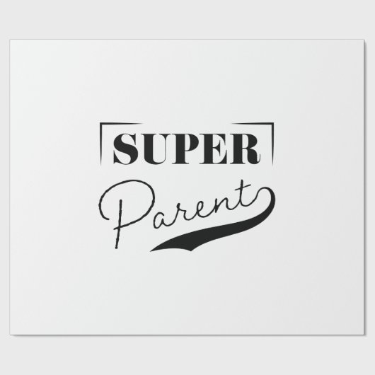 Super Parent Cadeaupapier (Vlak)