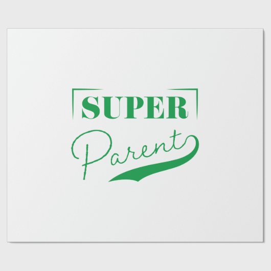 Super Parent Cadeaupapier (Vlak)