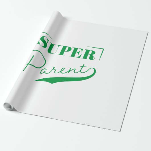 Super Parent Cadeaupapier (Uitgerold)