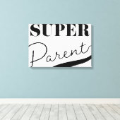 Super Parent Canvas Afdruk (Insitu (Houten vloer))