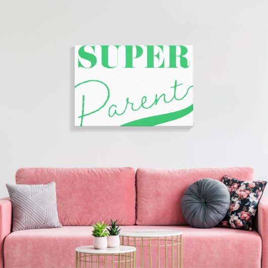 Super Parent Canvas Afdruk (Insitu (Woonkamer))