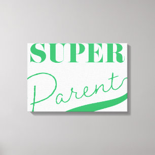 Super Parent Canvas Afdruk