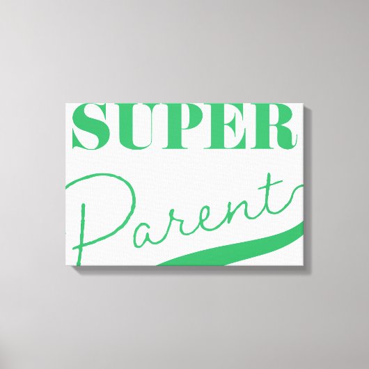 Super Parent Canvas Afdruk (Voorkant)